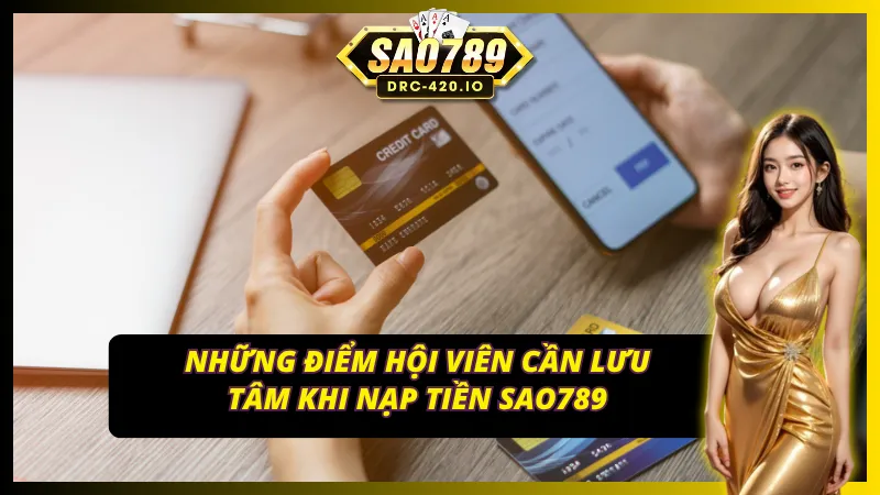 Các điểm chú ý trong quá trình nạp tiền