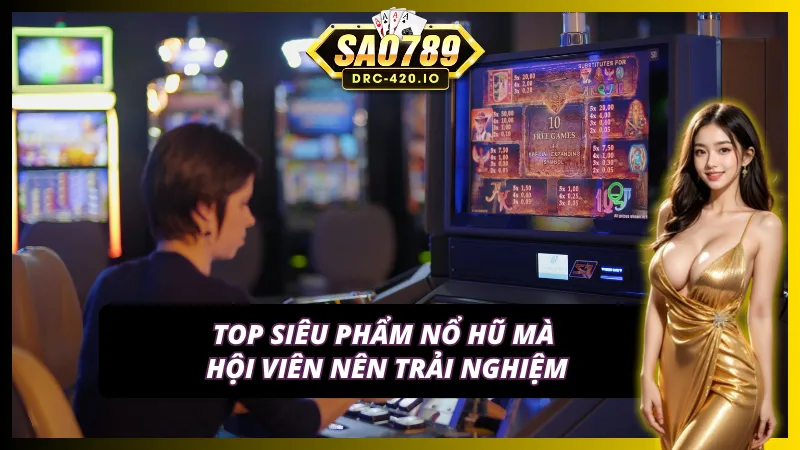 Cách Chơi Slot Online SAO789 — Hướng Dẫn Chi Tiết Cho Người Mới 2026 4 Tổng hợp những tựa game slots - nổ hũ Sao789 được yêu thích nhất